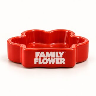 Flower Ashtray — Red