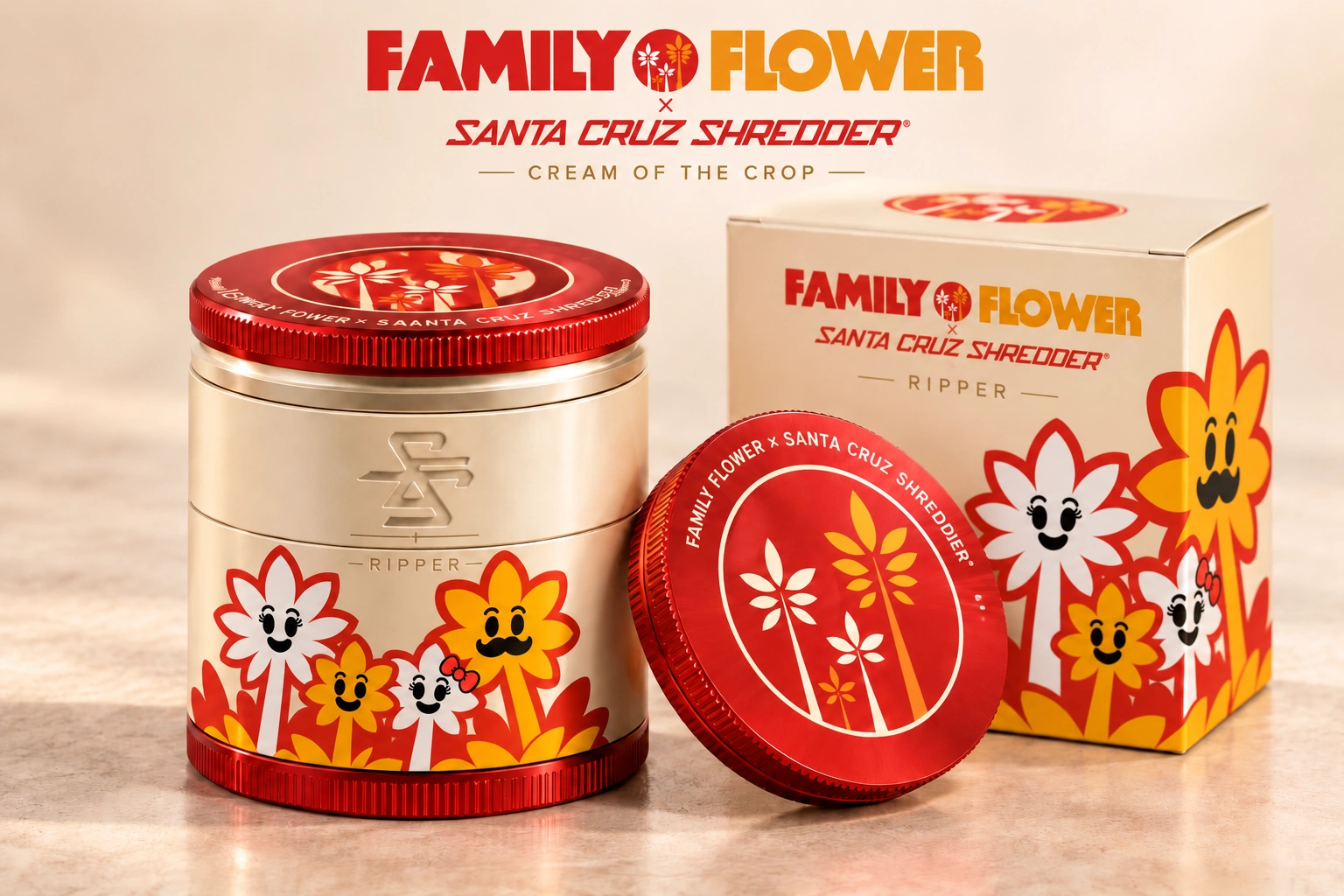 Family Flower × Santa Cruz Shredder Ripper — Cream of the Crop