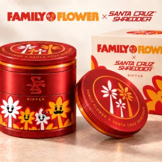 Family Flower × Santa Cruz Shredder Ripper — Family Red